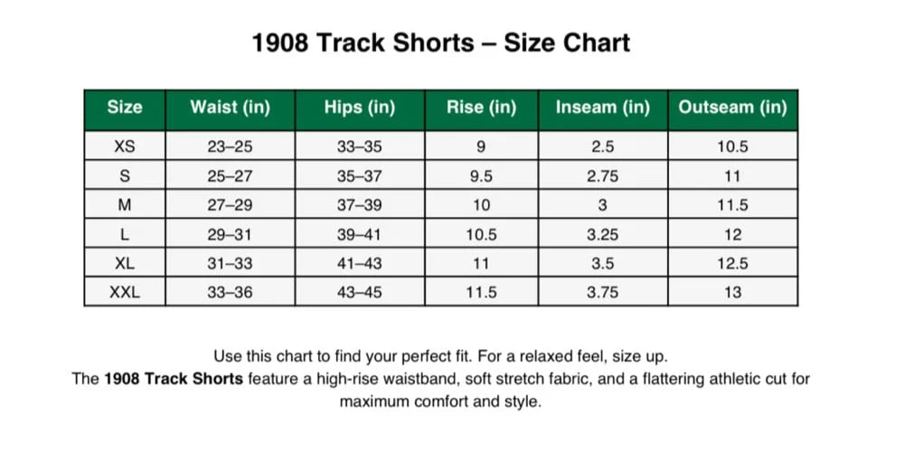 1908 Track Shorts