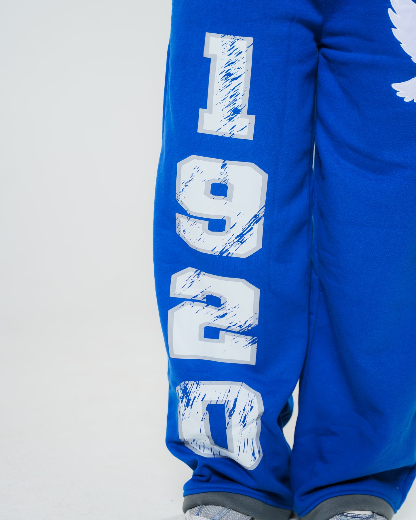 Blue 1920 Rhinestone Sweatpants (RESTOCK)