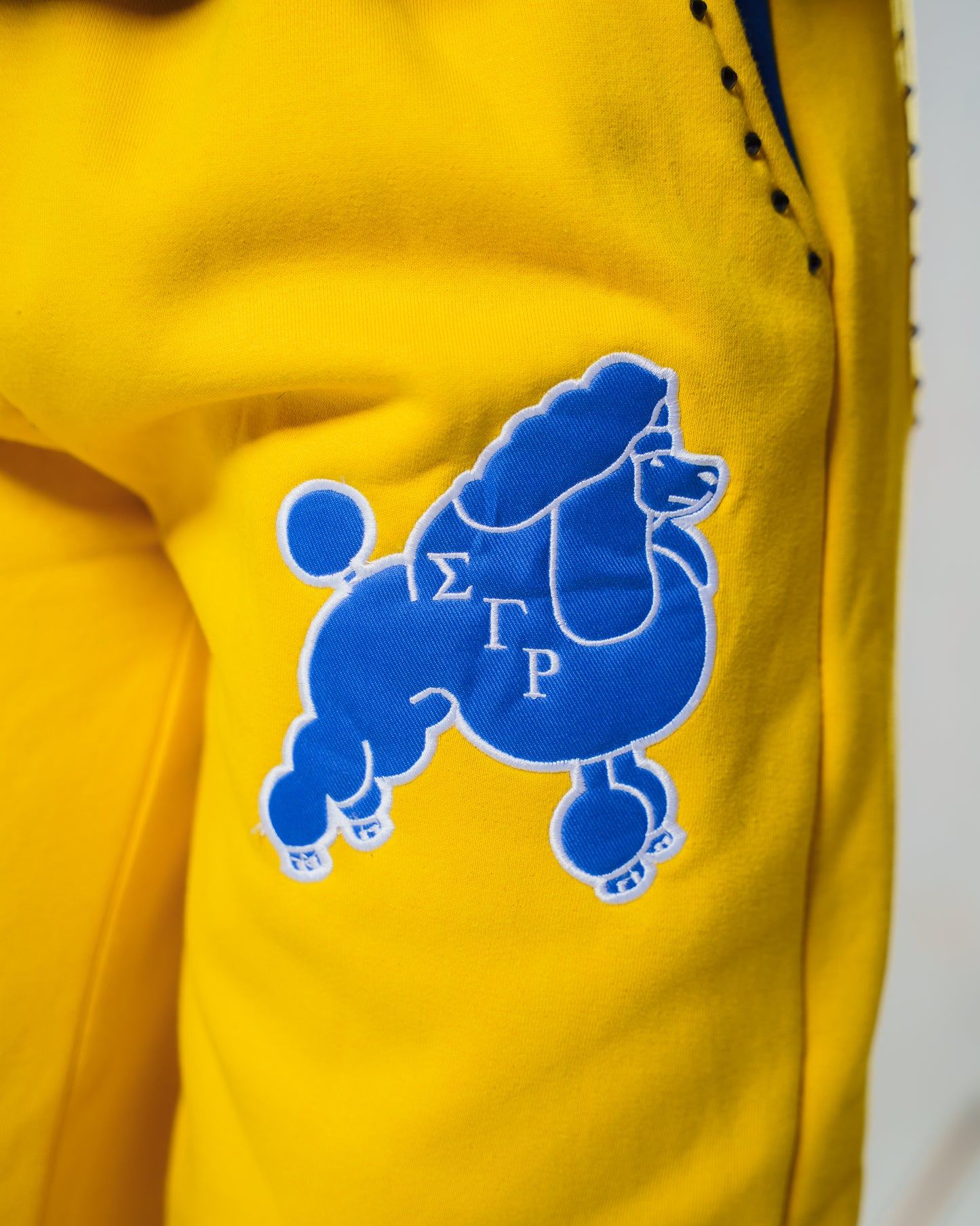 Yellow 1922 Rhinestone Sweatpants (RESTOCK)