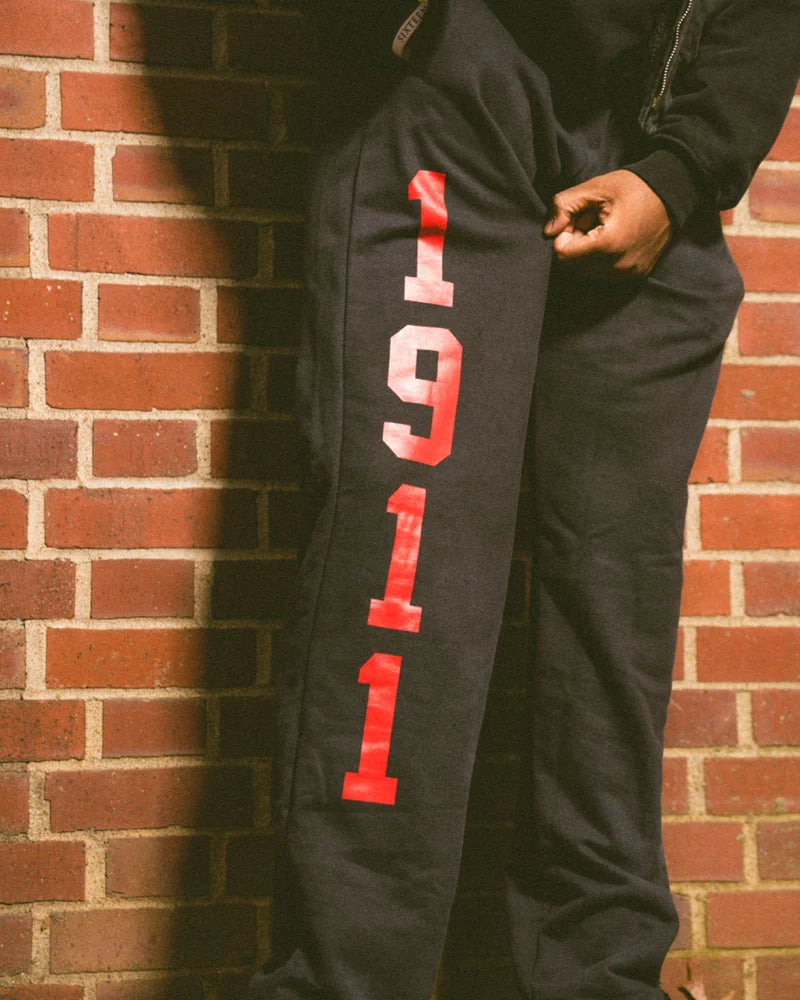 Black 1911 Sweatpants